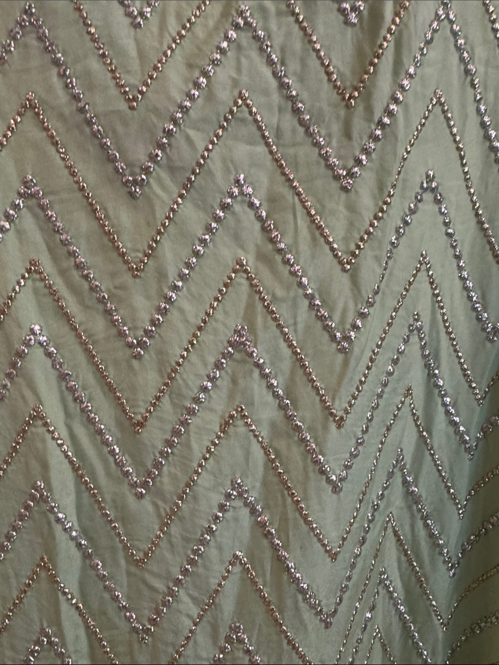 Khaadi Khaas mukaish work gorgeous pastel colors embellished dress. Size 14 - Picture 12 of 16